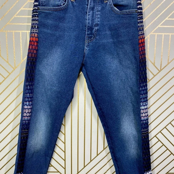 Levi's‎ Made & Crafted 721 Embroidered Jeans Blue - Picture 4 of 12